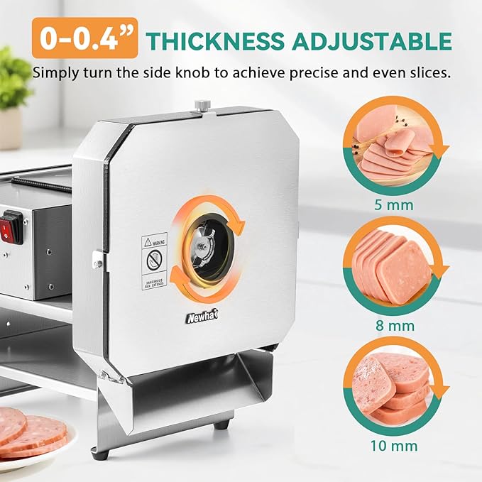 Multiple blade sizes for recipes